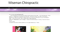 Desktop Screenshot of chiropractorinojai.com